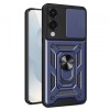 Husa pentru Samsung Galaxy S25 Edge S937, Techsuit, CamShield, Albastra