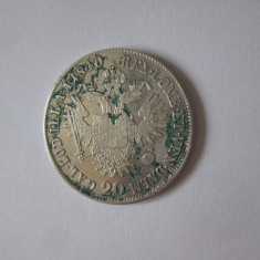 Rara! Austria 20 Kreuzer 1840 A argint Ferdinand I