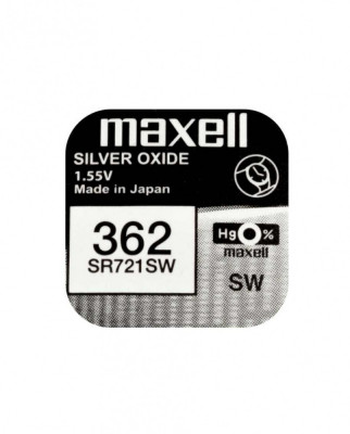 Baterie ceas Maxell SR721SW V362 SR58 1.55V oxid de argint 1buc foto