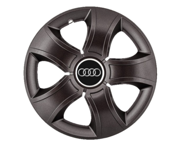 Set 4 capace roti Bis Negru R16 pentru gama auto Audi