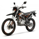 Motocicleta Cross Enduro Asix Defender XB82, 250cc, 21/18, Negru/Portocaliu, 16.5 CP, 5 Viteze, Pornire Electrică/Picior