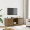 VidaXL Comodă TV, maro miere, 110,5x35x44 cm, lemn masiv de pin