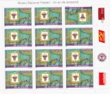 Romania 2005-Muzeul filatelic Lp 1695-minicoala cu vinieta in partea dreapta r 3, Nestampilat