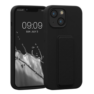 Husa Kwmobile pentru Apple iPhone 13 Mini, Silicon, Negru, 58276.01 foto