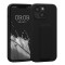 Husa Kwmobile pentru Apple iPhone 13 Mini, Silicon, Negru, 58276.01