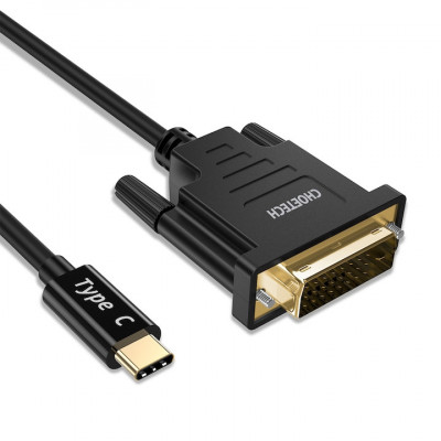 Cablu USB-C - DVI Choetech XCD-0018, 1.8m, negru foto