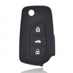 Carcasa silicon protectie cheie Toyota Yaris, Auris, Avensis, Aygo, 3 butoane foto