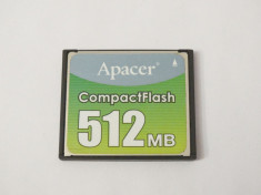 Card memorie Compact Flash CF 512 MB Apacer foto