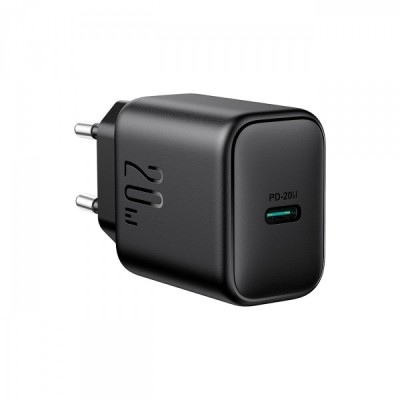 Incarcator Retea Joyroom JR-TCF20, 20W, 3A, 1 x USB-C, Negru foto