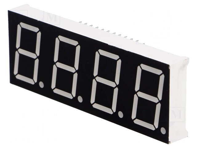 Afișaj LED 7 Segmente 4 Digiți Roșu
