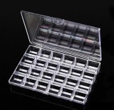 Cumpara ieftin Cutie Material Acrilic Transparent 24 Spa?ii WZ4784, Watchbox