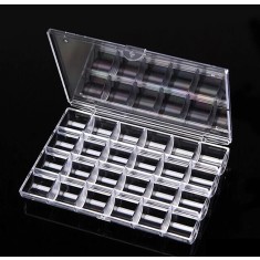 Cutie Material Acrilic Transparent 24 Spa?ii WZ4784