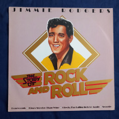LP : Jimmie Rodger - The Story Of Rock And Roll _ Roulette, Germania, 1979 _ NM