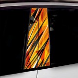 Set 2 stickere decorative pentru stalpii usilor, print autoadeziv de inalta rezolutie, dimensine 2 buc x 50 x 22 cm , cod: AVX-SSU-23 FAVLine Selectio, Oem