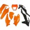 Set plastice KTM EXC EXC-F 17- 19 Orange Black