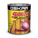 Lazura pentru lemn, Oskar Silikon Lazur, nuc, interior / exterior, 0.75 L
