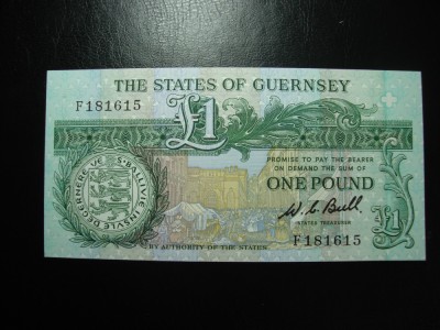 GUERNSEY 1 POUND UNC foto