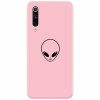 Husa silicon pentru Xiaomi Mi 9, Pink Alien