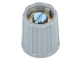 Buton rotativ gri 4mm ABS