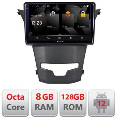 Navigatie Ssangyong Korando 2014-2019 5960Pro-1159 Android Octa Core Qualcomm 2K Qled 8+128 DTS DSP 360 4G Optical CarStore Technology foto