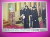 HOPCT 6373 PALATUL ACADEMIEI LIGA CONTRA CANCERULUI -1934-REGINA ASTRID-FAMILIA REGALA BELGIA-CROMO LITHO-CIOCOLATA COTE D&#039;OR, Necirculata, Printata