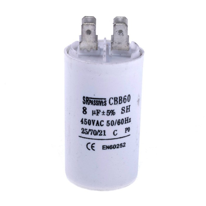 C mot 8uF/450Vac 4papuci fara surub SR