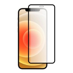 Folie Sticla Full Cover compatibila cu Apple iPhone 12, 5D Full Glue, Full