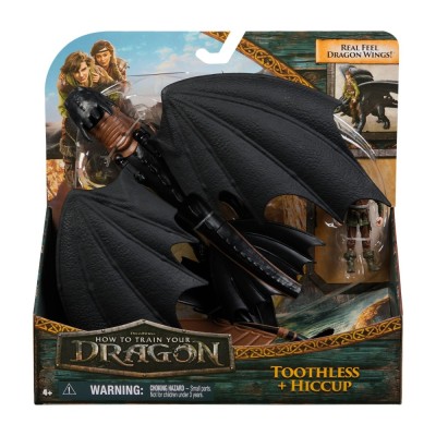 Cum sa iti dresezi dragonul set dragon toothless si figurina viking hiccup foto