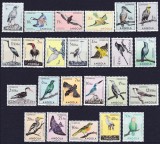 DB1 Fauna Pasari Angola 1951 24 v. 13 MNH 11 MH 2 poze Atentie, Nestampilat