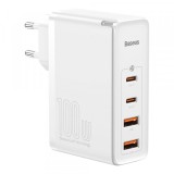 Incarcator Retea Baseus GaN2 Pro, 100W, 3A, 2 x USB-A - 2 x USB-C, Alb CCGAN2P-L02