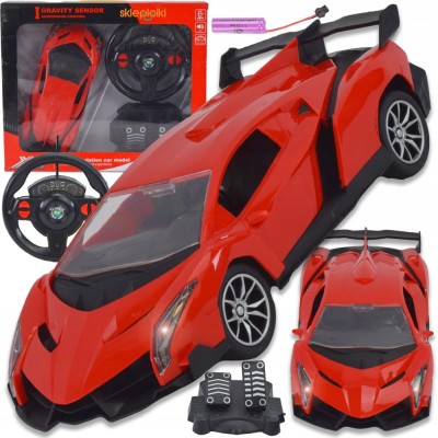 MAȘINĂ SPORT CU TELECOMANDĂ MAȘINĂ RC LUMINI SUNET PE SET DE TELECOMANDĂ foto