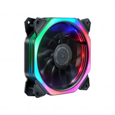 Ventilator PC CQ1 Ultradion RGB pentru PC, 120x120x25mm, Viteza 1200 RPM, foto