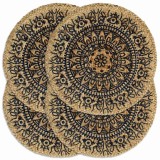 Gossi naproane, 4 buc., albastru inchis, 38 cm, iuta, rotund