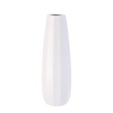 Vaza flori ceramica alba 15 x 46 cm