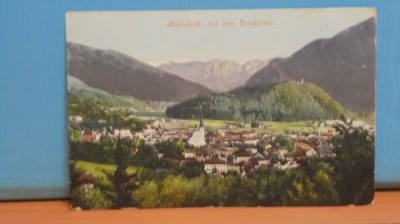 AUSTRIA - BAD- ISCHL MIT DEM DACHSTEIN - 1908 - CIRCULATA, TIMBRATA - foto