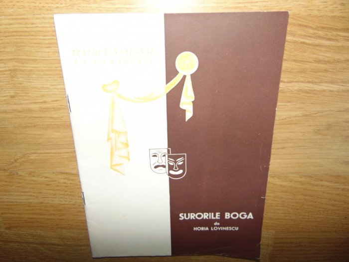 PROGRAM TEATRU I.L.CARAGIALE STAGIUNEA 1959-1960-SURORILE BOGA