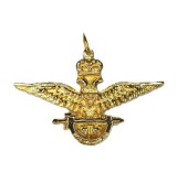 Bijuterie (Placat?) pentru Colan - Gradul 33 RSAA - Acvil? Bicefal? Aur 22k