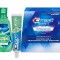 Set 20x Benzi Albirea Dintilor, Crest 3D White, Professional Effects, 1x Pasta 153gr, 1x Apa de Gura