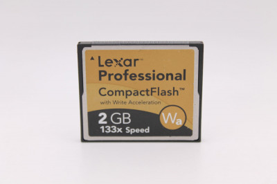 Card memorie Compact Flash CF 2 GB Lexar foto
