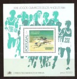 Portugalia 1984 - Jocurile Olimpice, sport, colita neuzata