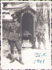 C1999 Medic militar garda 1941 santinela Institut Sanitar Militar foto