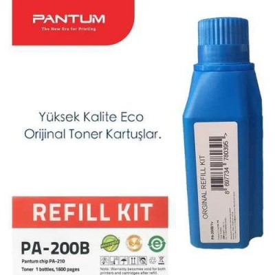Toner refill kit Pantum PA-200B Black 1.6 k compatibil cu foto