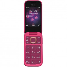 Telefon mobil Nokia 2660 Flip, Dual SIM, 4G, Pop Pink