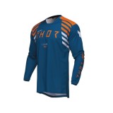 Bluza Motocross/Enduro Thor Launchmode Zone albastru cu portocaliu