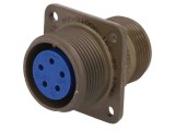 Conector circular 16S 97 din aluminiu oliv