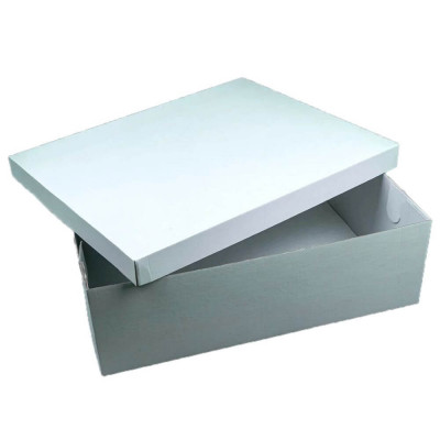 Set 25 Cutii Tort CT9, 610x510x160 mm, Carton Alb foto