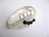 Bratara howlite si onix , bratara pietre semipretioase 17298