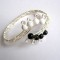 Bratara howlite si onix , bratara pietre semipretioase 17298