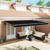 Obraz retractabil manual Negru 500 x 300 cm