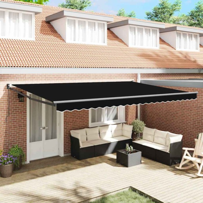 Obraz retractabil manual Negru 500 x 300 cm